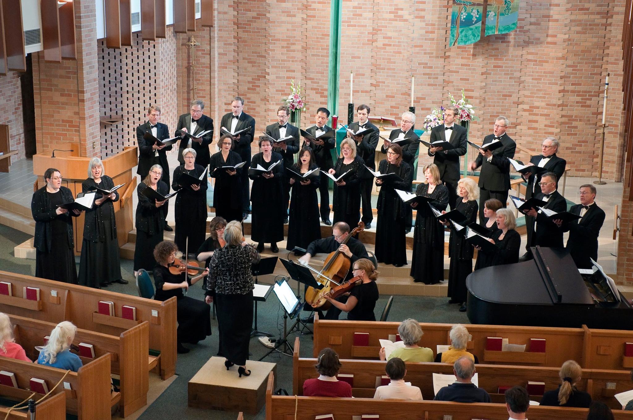 CorVoce chamber choir performing